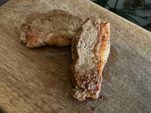 Bakar Meats Lamb Sirloin on a wooden cutting board